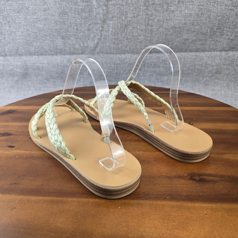 Universal Thread Braided Thong Sandals Women's Size‎ 9.5 Light Green - Picture 11 of 15